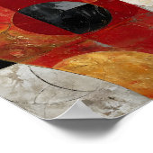 Poster Embrace Them – Modern Silhouette Lovers Art in Red (Coin)