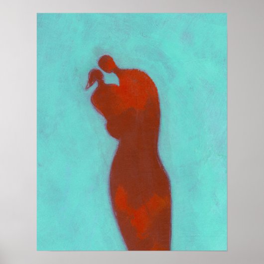 Poster Embracement de couple (Devant)