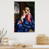 Poster Embracement de la vierge et de l'enfant par Sassof (Cuisine)