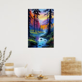 Poster Embrasse de l'automne, couleurs vibrantes (Cuisine)