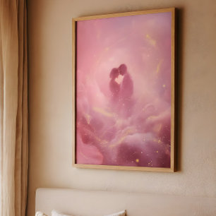 Poster Embrasse de poussière d'étoiles – Conception cosmi