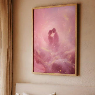 Poster Embrasse de poussière d'étoiles – Conception cosmi