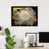 Poster Embrasse D'Un Rose (Bureau à domicile)