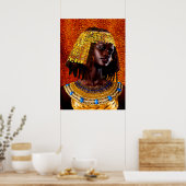 Poster "Embrasse la Majesté des Reines Nubiennes" (Cuisine)