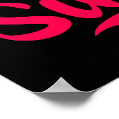 Poster Embrasse-moi Je suis célibataire Saint-Valentin (Coin)