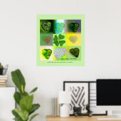 Poster Embrasse-moi Je suis irlandais (Bureau à domicile)