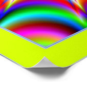 Poster Embrasser la couleur brillante (Coin)