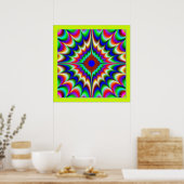 Poster Embrasser la couleur brillante (Cuisine)