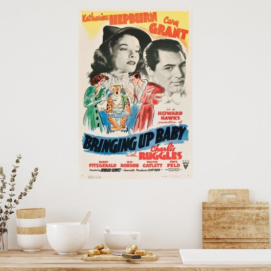 Poster Embrasser le bébé (Cuisine)