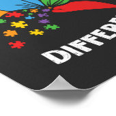 Poster Embrasser les différences Neuro Diversity Autism P (Coin)