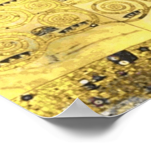 Poster Embrasser par Gustov Klimt Art Print (Coin)