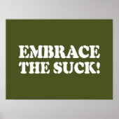 POSTER EMBRASSEZ LE SUCK ! (Devant)