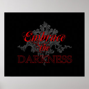 Poster Embrassez l'obscurité