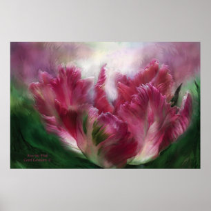 Poster Embrassez-moi affiche/copie roses d'art