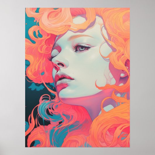 Poster Embre bleu (Devant)