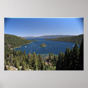 Poster Emerald Bay, Lake Tahoe, California, USA