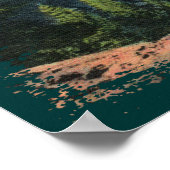 Poster Emerald Bay - Lake Tahoe Canvas Imprimer (Coin)