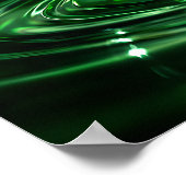 Poster Emerald City Boston Liquide Art (Coin)