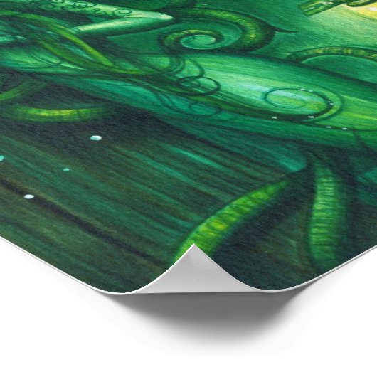 Poster Emerald Fairy Forest (Coin)