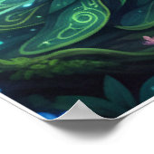 Poster Emerald Forest Goddess – Enchanted Nature Queen (Coin)