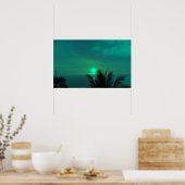 Poster Emerald Green Sunset (Cuisine)