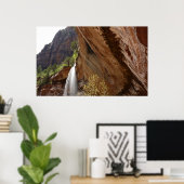 Poster Emerald Pool Falls III du parc national Zion (Bureau à domicile)