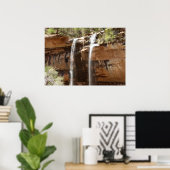 Poster Emerald Pool Falls IV du parc national de Zion (Bureau à domicile)