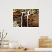 Poster Emerald Pool Falls IV du parc national de Zion (Cuisine)