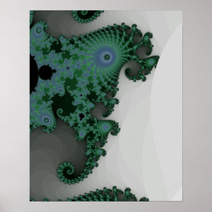 Poster Emerald Seahorse