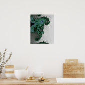 Poster Emerald Seahorse (Cuisine)