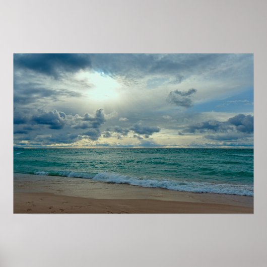 Poster Emerald Sunset (Devant)