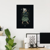 Poster EMERALD TOUCANET par Alexandra Dikaia (Bureau à domicile)