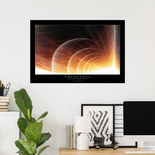 Poster Émergence (Bureau à domicile)