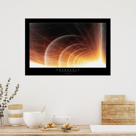 Poster Émergence (Cuisine)