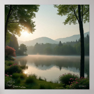 Poster Émergence de la rive du lac : défrichement des fos