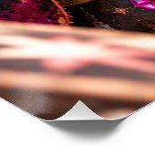 Poster Émerveillement / Petit Magicien / Fuchsia (Coin)