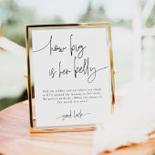 Poster EMERY Quelle Est La Taille De Son Ventre Baby show