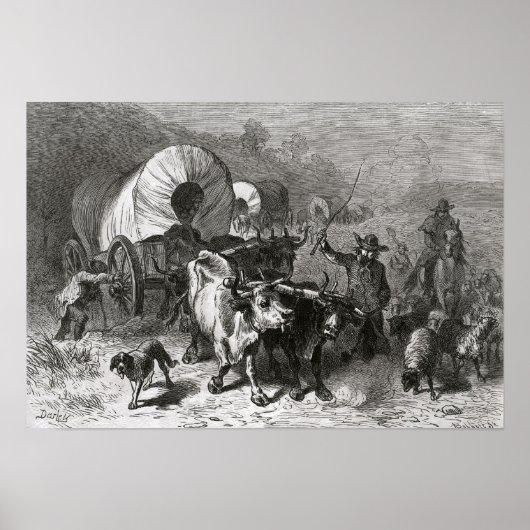 Poster Émigration vers le pays occidental (Devant)