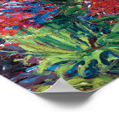 Poster Emil Nolde Fleurs Rouges Expressionnisme Art (Coin)