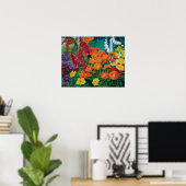 Poster Emil Nolde - Jardin de fleurs Beaux-Arts (Bureau à domicile)