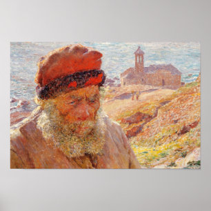 Poster Emile Claus - Ampelio, ancien pêcheur de Bordigher