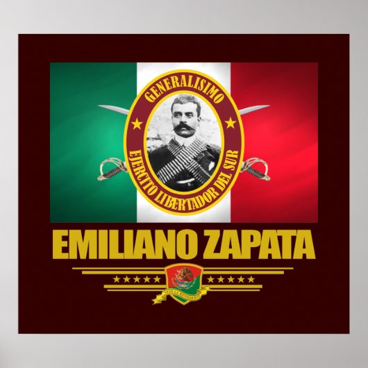 Poster Emiliano Zapata (Devant)