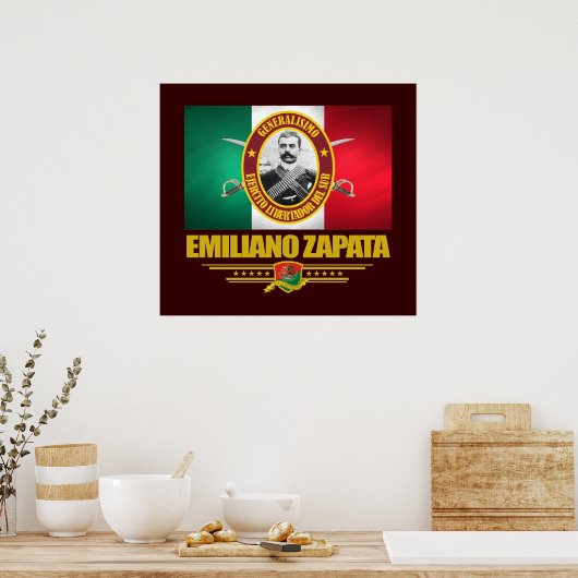 Poster Emiliano Zapata (Cuisine)