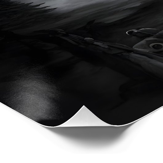 Poster Emily Bronte, Écrivaine gothique victorienne de Ja (Coin)