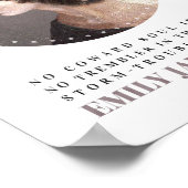 Poster Emily Bronte Portrait et Citation - Pas d'Âme Cowa (Coin)