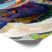 Poster Emily Carr Peinture Canoës de guerre autochtones c (Coin)