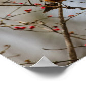 Poster Emily Dickinson Citation d'oiseau (Coin)