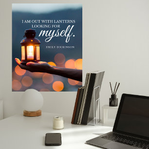 Poster Emily Dickinson Inspiration Citation Typographie