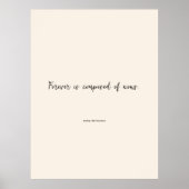 Poster Emily Dickinson Literary Author Quote Script  (Devant)