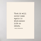 Poster Emily Dickinson Literary Author Quote Typewriter (Devant)